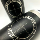 Send It Tumbler – Custom Laser-Engraved Tumbler with Reticle & Caliber - FREE Shipping