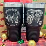 Custom Photo Engraved Tumbler | Laser Engraved Picture Tumbler | Personalized Stainless Steel Gift