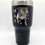 Custom Photo Engraved Tumbler | Laser Engraved Picture Tumbler | Personalized Stainless Steel Gift