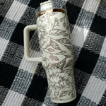 40oz Copper and Cream Tumbler with Wrap (FREE SHIP)