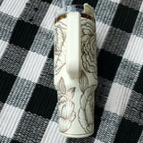 40oz Copper and Cream Tumbler with Wrap (FREE SHIP)