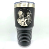 Custom Photo Engraved Tumbler | Laser Engraved Picture Tumbler | Personalized Stainless Steel Gift