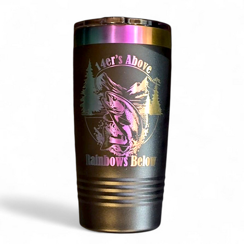 14'ers Above - Rainbows Below Tumbler