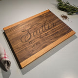 Hardwood Cutting / Charcuterie Board - Ready to Custom Engrave - Ships FREE