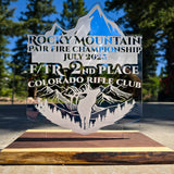 Custom Acrylic Stand-Up Trophy - FREE SHIPPING