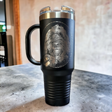 Custom Photo Engraved Tumbler | Laser Engraved Picture Tumbler | Personalized Stainless Steel Gift