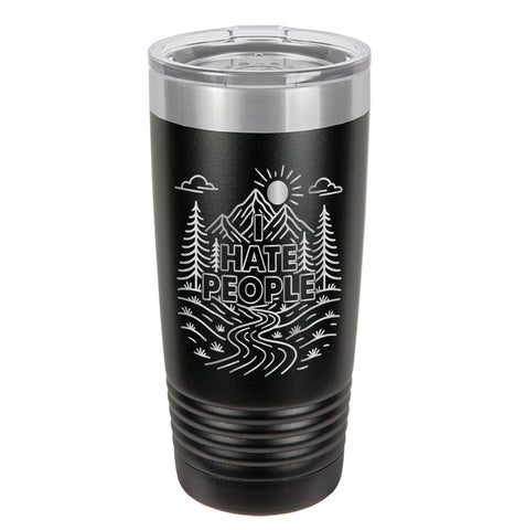 I Hate People Tumbler - FREE SHIPPING