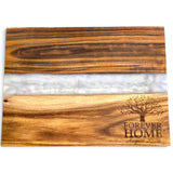 Acacia Hardwood Charcuterie Serving Tray Board - Custom Engraving Avaliable