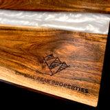 Acacia Hardwood Charcuterie Serving Tray Board - Custom Engraving Avaliable