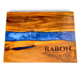 Acacia Hardwood Charcuterie Serving Tray Board - Custom Engraving Avaliable