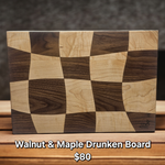 Maple & Walnut Drunken Board