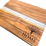 Acacia Hardwood Charcuterie Serving Tray Board - Custom Engraving Avaliable