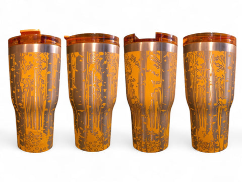 Aspen Forest Wrap – 30oz RTIC Tumbler | Fall Leaves Edition