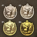 Bull Elk Christmas Ornament (Lake City Option)