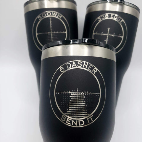 Send It Tumbler - Custom Caliber and Reticle